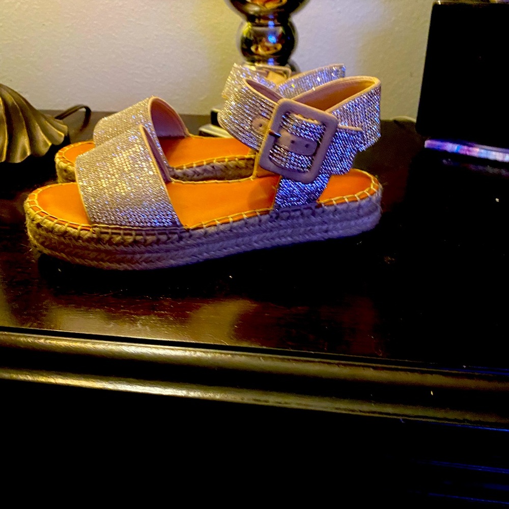 Gianni Buni glitter sandals